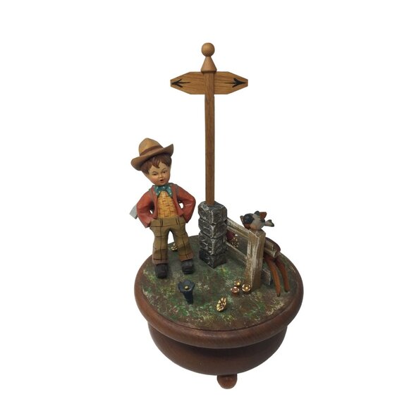 Vintage Genuine Thorens Swiss Music Work Music Box ''Happy Wanderer'' - Picture 5 of 16